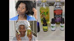 Dry absterge additionally seals the beard accustomed oils and removes balance oil. How To Do A Hot Oil Treatment On Natural Hair Youtube