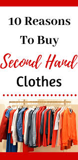 10 reasons to second hand clothes