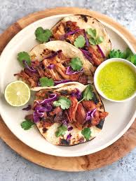 slow cooker citrus pork tacos with