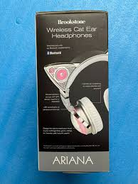brookstone wireless cat ear headphone