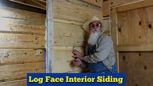 install log face interior siding