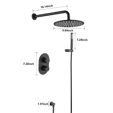 1 8 Gpm Wall Mount Dual Shower Heads