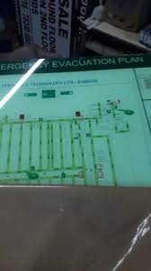 only supply autoglow fire evacuation map