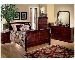 Shop furniture reprise cherry bedroom furniture collection online at macys.com. 5 Pc Cherry Bedroom Set Queen Bed Louis 5 0 5pc Kit Carisol Jamaica