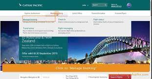 Steps to manage bookings in cathay pacific airlines step 2: Cathay Pacific Manage My Booking Book Your Ticket By Travohelp