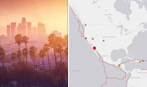 California Earthquake Us State Overdue Rupturing Earthquake