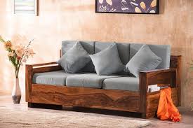 Extend your taste for wooden sofa with a unique and attractive collection of sofa set to enhance the interior design of your home now. Sofa Buy Sofa Set à¤¸ à¤« à¤¸ à¤Ÿ Online Best Sofa Designs Prices 40 Off Saraf Furniture