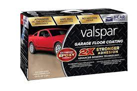 valspar epoxy garage floor coating