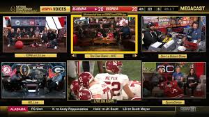 The latest media tweets from espn collegefootball (@espncfb). Cfp Megacast It S Become A Staple Of The National Championship Fan Experience Espn Front Row