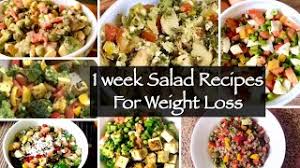 1 week salad recipe 7 healthy quick