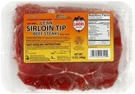 landis lean sirloin tip beef steaks
