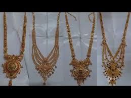 latest bridal gold haram designs