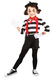 mime costume for toddlers