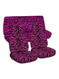 Animal Print Car Seat Covers Pink