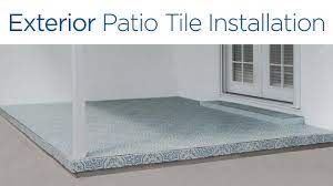 installing exterior tile for beginners