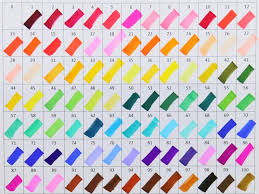 Touch Five Markers Color Chart Best Picture Of Chart