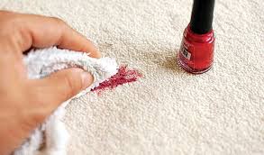 how to remove nail polish from carpet