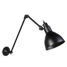 Industrial Wall Lamp Black Adjustable