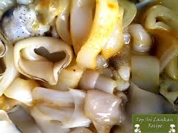 sri lankan style squid curry y