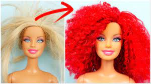 red doll hair with hair dye
