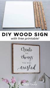 diy wood signs