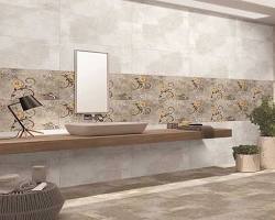 Image of کاشی سرامیک طریف رنگ شاد برای کف حمام و سرویس بهداشتی