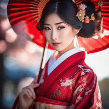 anese woman in a beautiful kimono