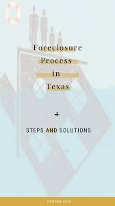 foreclosure process in texas steps