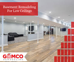 Established in 2019 by dont blink pumping tech house for your bassment! Basement Remodeling For Low Ceilings Gamco Remodeling