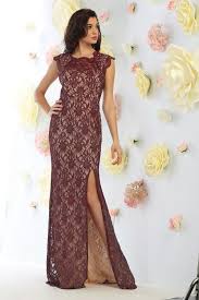 Long Lace Formal Evening Gown May Queen Mq1453 Closeout