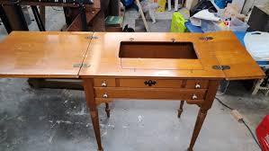 sewing machine cabinet craft table my