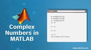 complex numbers in matlab how to