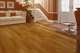 polished wooden floorings feature