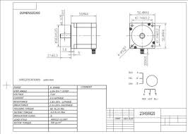 nema 23 bipolar stepper motor 2 0a 1