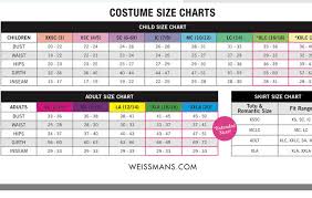 Weissman Size Chart 2019