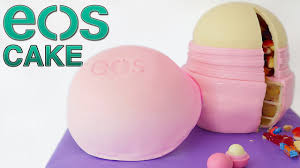 giant eos lip balm cake