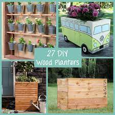 Here are 16 more ways to add curb appeal for less than $50. 27 Of The Most Amazing Diy Wood Planter Tutorials Artsy Pretty Plants
