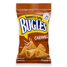 bugles caramel flavor crunchy corn