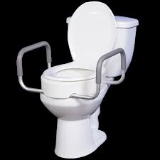 toilet seat riser with removable arms
