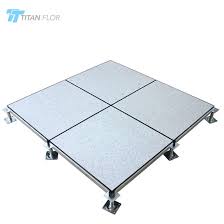 fireproof raised floor system with cup
