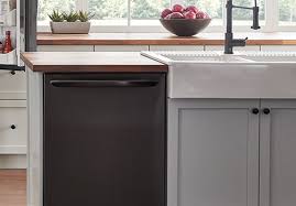 black stainless steel appliances