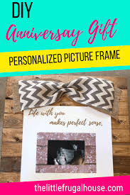 diy anniversary gift picture display