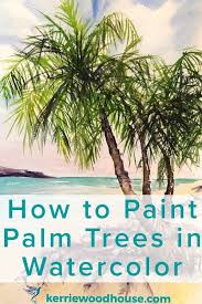 Painting Palm Trees In Watercolor 7