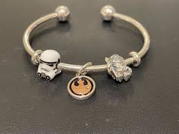 pandora star wars bracelet and charms