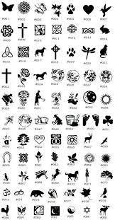 Celtic Symbols And Meanings Chart Ideas Celtic Symbols And