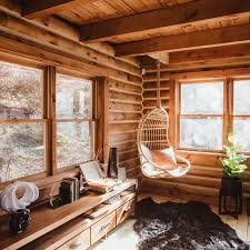 the best log cabins on airbnb this