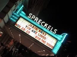 Review Of Spreckels Theater San Diego Ca