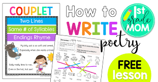 how to write poetry for kids