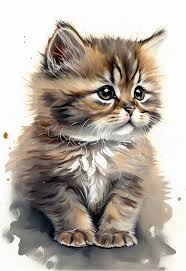 artistieke iratie cute kitten