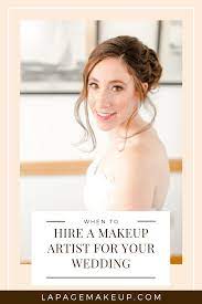 hire a makeup artist for your wedding